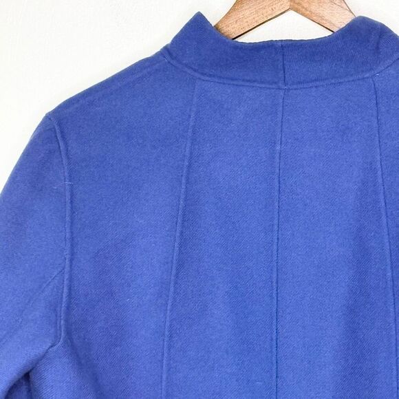 Talbots Blue Wool Shift Dress Blazer Suit Two Piece - Women’s US 14 - Picture 12 of 15